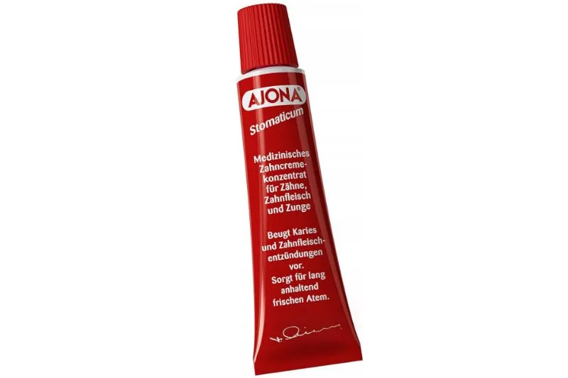 Pasta do zębów Ajona oferuje innowacyjną formułę i starannie dobrane składniki! 1 Pasta do zębów Ajona